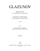 Concerto for Contralto Saxophone and String Orchestra E-flat major op. 109 [cello part]
