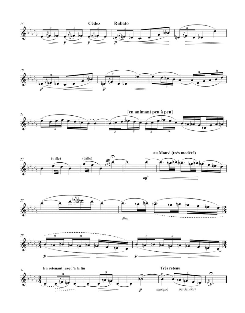 Syrinx for solo flute