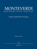 Vespro della Beata Vergine "Marienvesper" [score]