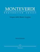 Vespro della Beata Vergine "Marienvesper" [basso continuo(Bassus Generalis) part]