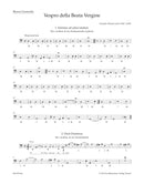 Vespro della Beata Vergine "Marienvesper" [basso continuo(Bassus Generalis) part]