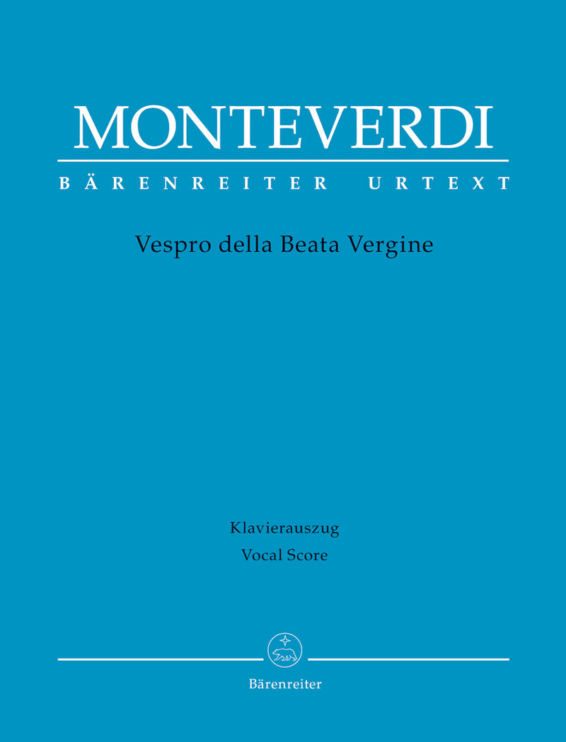 Vespro della Beata Vergine "Marienvesper" （ヴォーカル・スコア）
