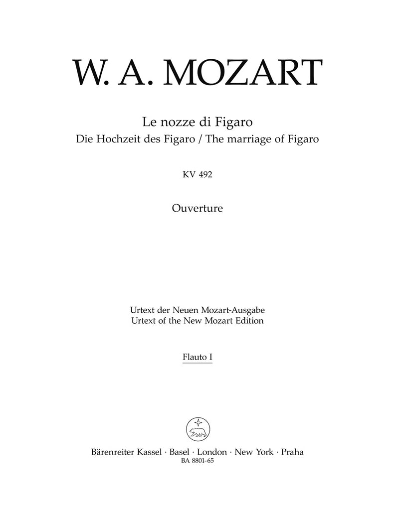 Le nozze di Figaro, K. 492 (Overture) [set of wind parts]