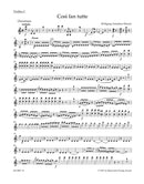 Così fan tutte ossia La scuola degli amanti K. 588 (Overture) [violin 1 part]