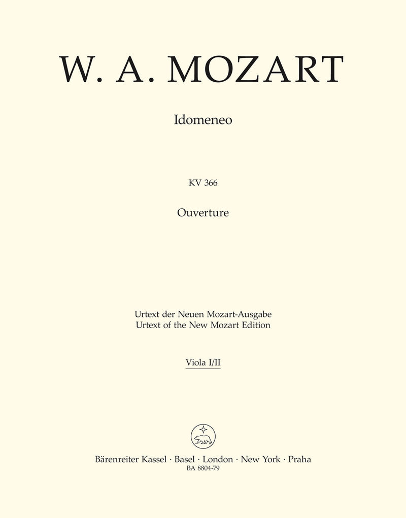 Idomeneo K. 366 (Overture) [viola part]