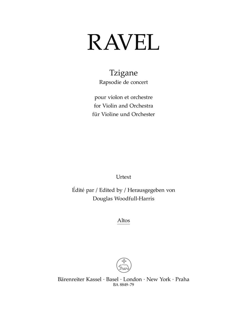 Tzigane [viola part]