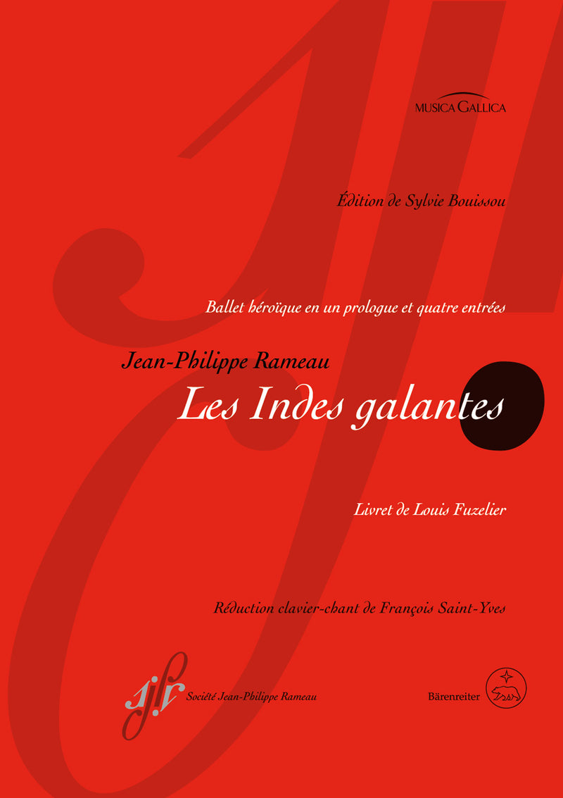 Les Indes galantes RCT 44 （ヴォーカル・スコア）