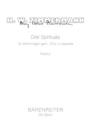 Drei Spirituals für 6stimmigen gem. Chor a cappella
