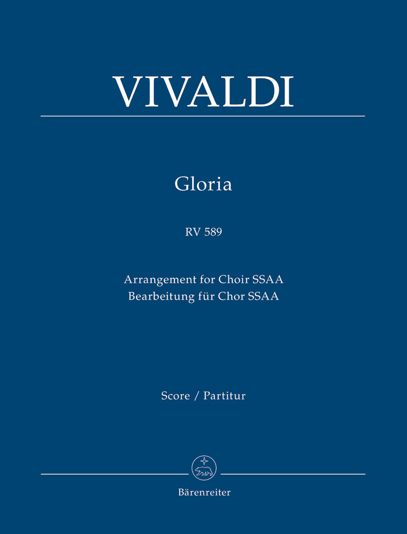 Gloria RV 589 (Arrangement for Choir SSAA) [score]