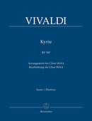 Kyrie RV 587 (Arrangement for Choir SSAA) [score]