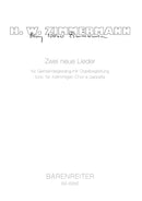 Zwei neue Lieder