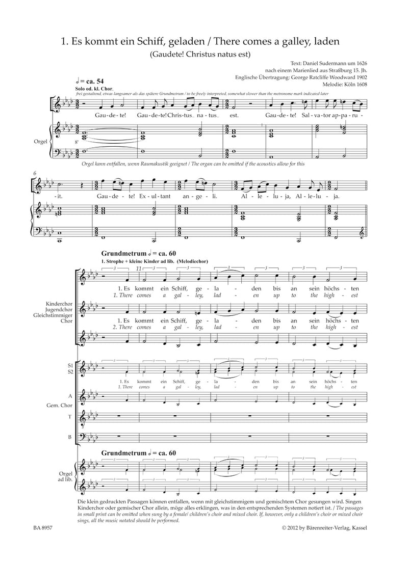 Six Motets for Christmas [Choral & organ score]