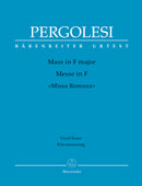 Mass F major "Missa Romana" （ヴォーカル・スコア）