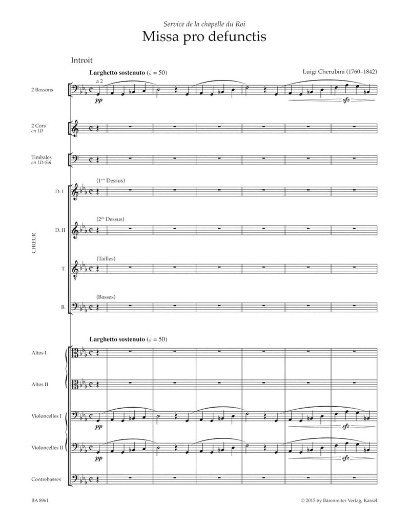 Requiem C minor -Missa pro defunctis- [score]