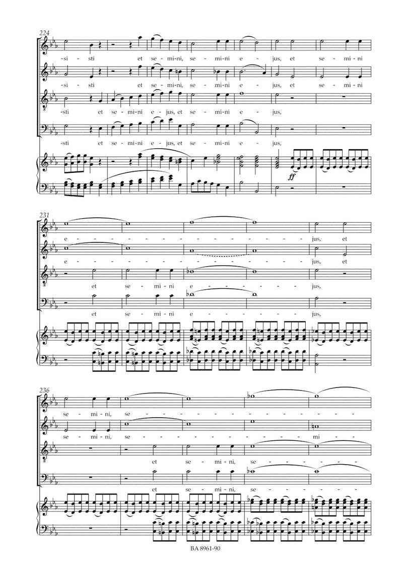 Requiem C minor -Missa pro defunctis- （ヴォーカル・スコア）