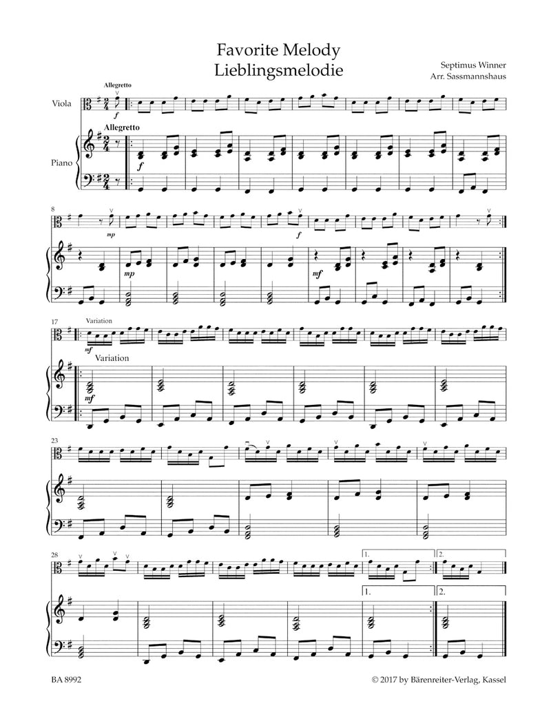 Viola Recital Album, vol. 3