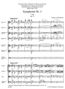 Symphony Nr. 1 C major op. 21 [score]