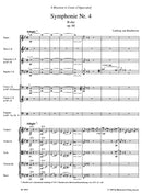 Symphony Nr. 4 B-flat major op. 60 [score]