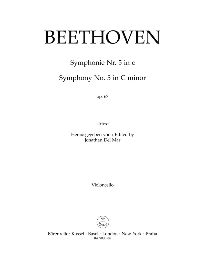 Symphony Nr. 5 C minor op. 67 [cello part]