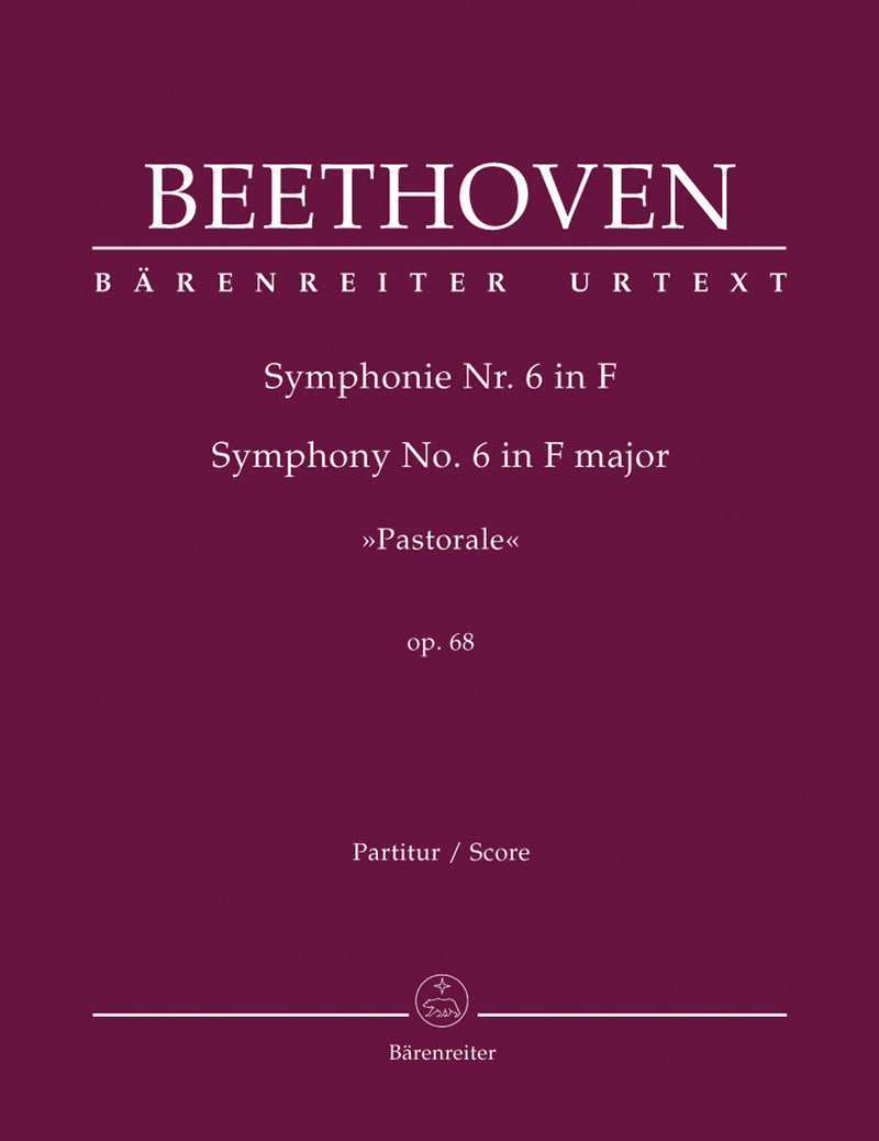Symphony Nr. 6 F major op. 68 "Pastorale" [score]