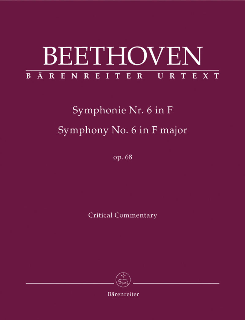 Symphony Nr. 6 F major op. 68 "Pastorale" [critical commentary]