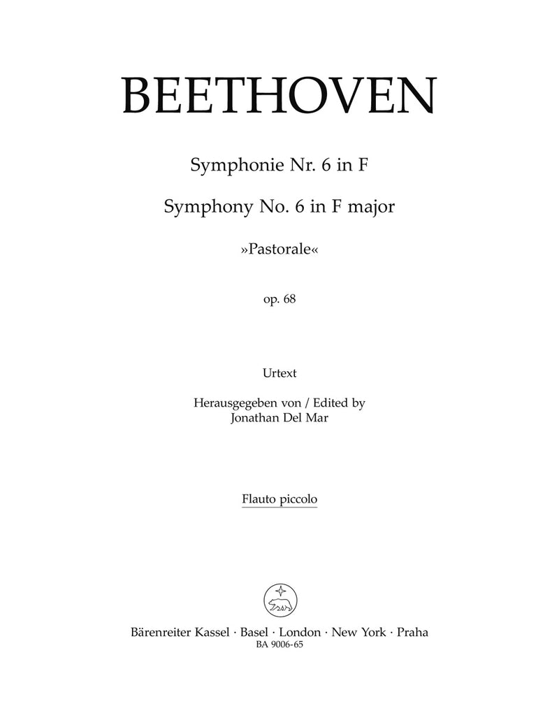 Symphony Nr. 6 F major op. 68 "Pastorale" [set of wind parts]