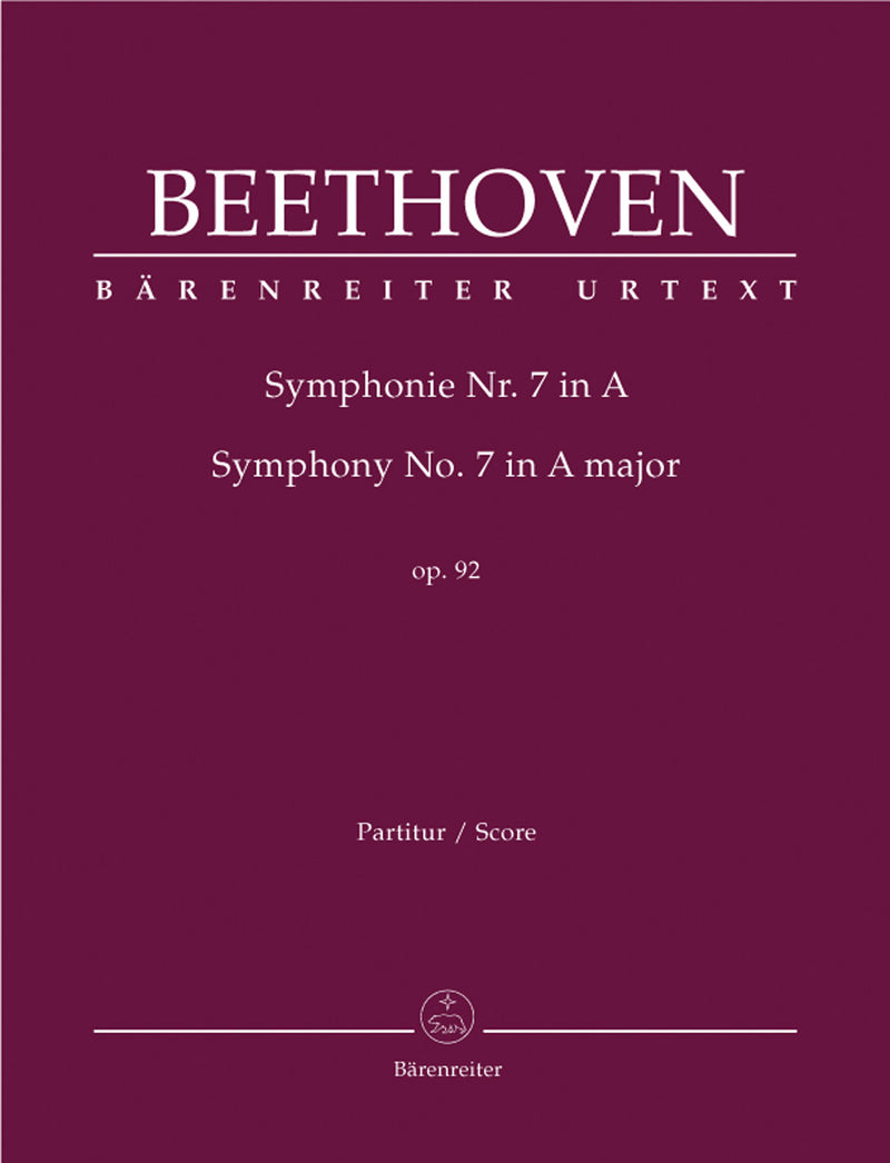 Symphony Nr. 7 A major op. 92 [score]
