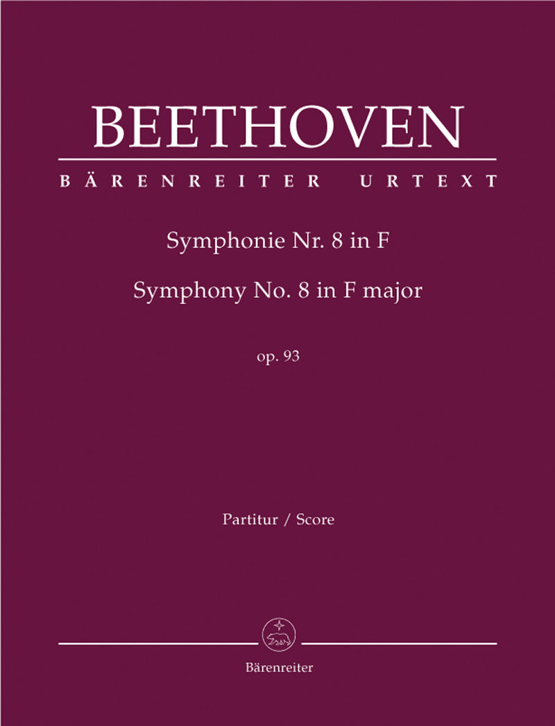 Symphony Nr. 8 F major op. 93 [score]