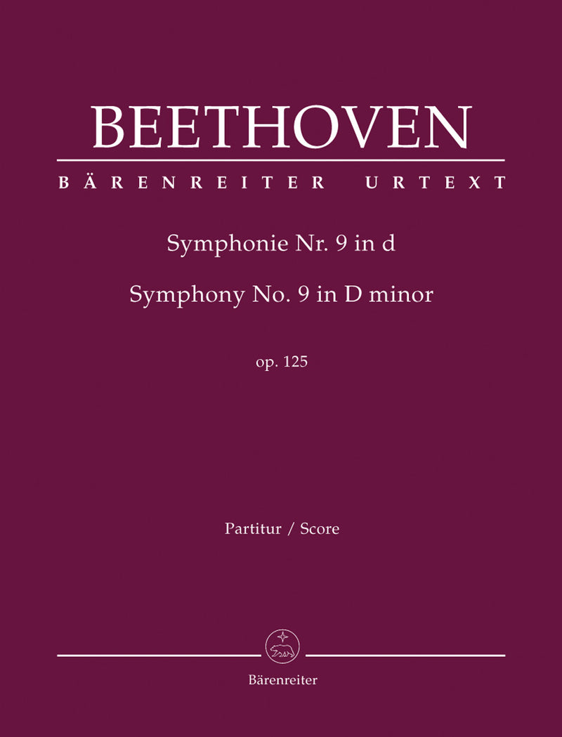 Symphony No. 9 D minor = Symphonie Nr. 9, op. 125 [score]（ソフトカバー）