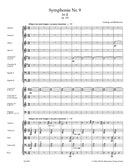 Symphony No. 9 D minor = Symphonie Nr. 9, op. 125 [score]（ソフトカバー）