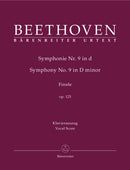 Symphony No. 9 D minor = Symphonie Nr. 9, op. 125 （ヴォーカル・スコア）