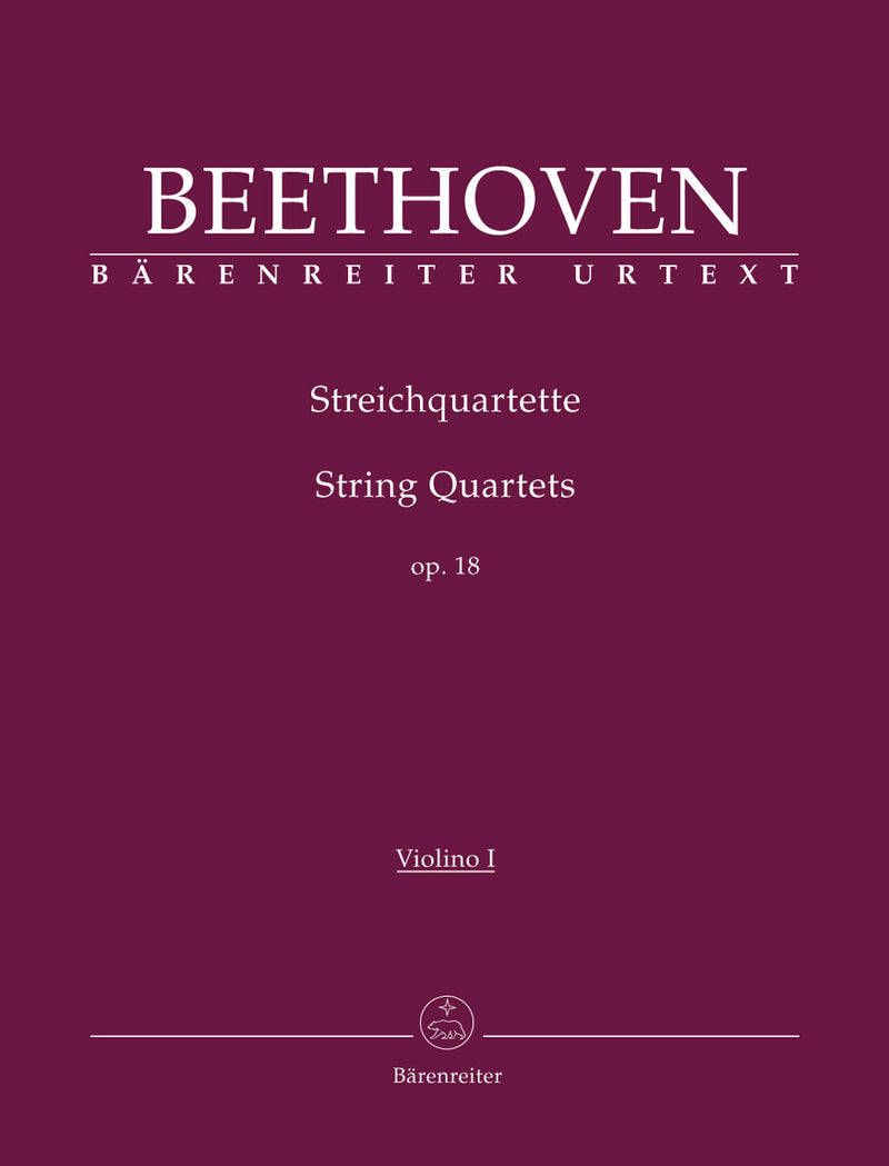 String Quartets op. 18 [set of parts]
