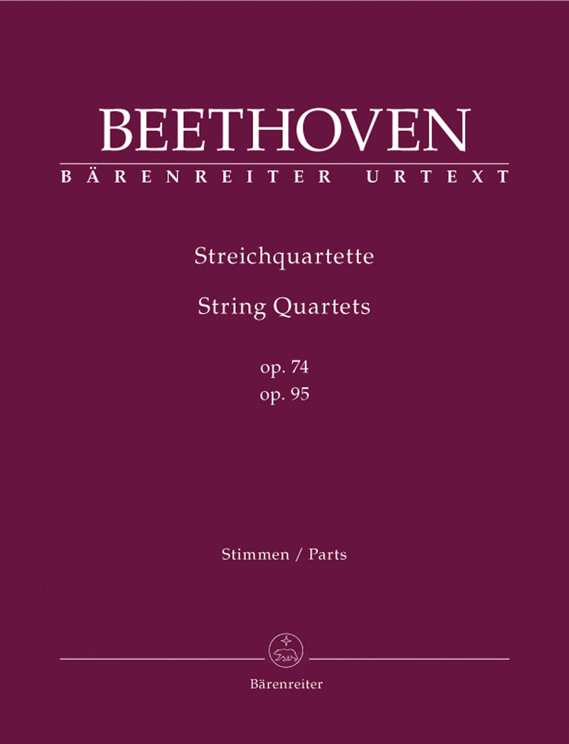String Quartets op. 74, 95 [set of parts]