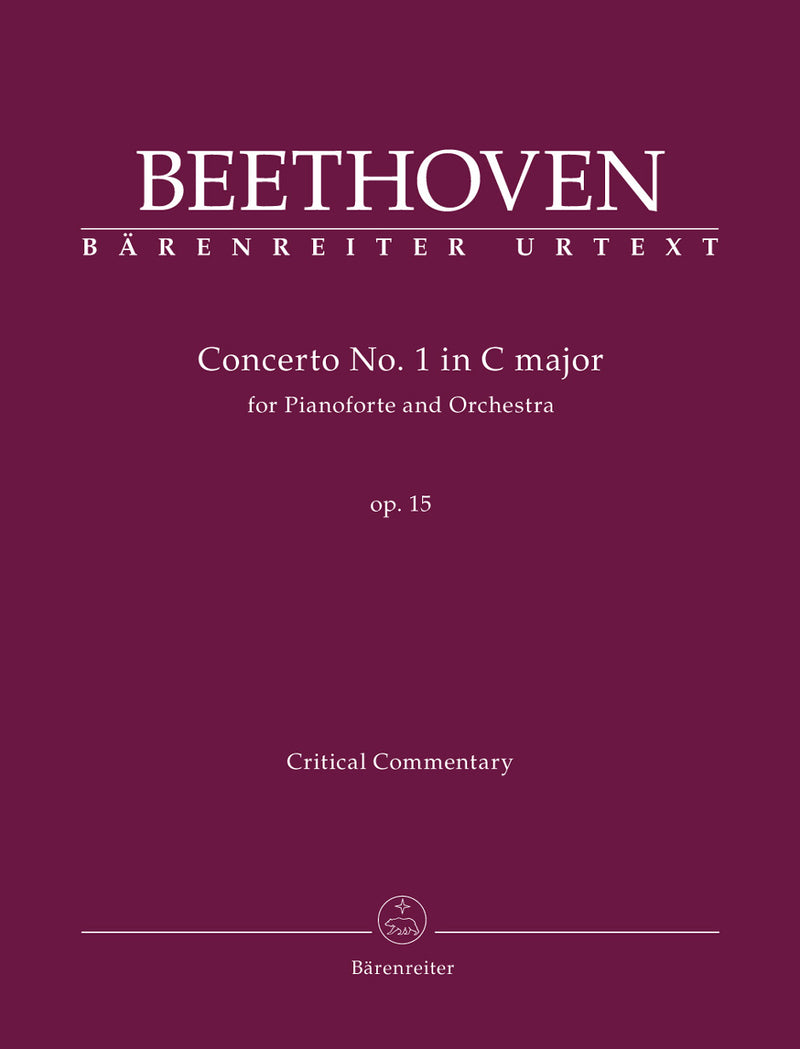 Concerto for Pianoforte and Orchestra Nr. 1 C major op. 15 [critical commentary]