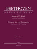 Concerto for Pianoforte and Orchestra Nr. 2 B-flat major op. 19 [score]
