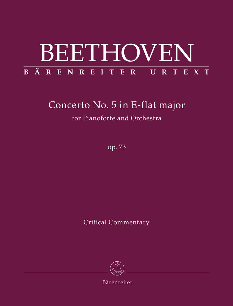 Concerto for Pianoforte and Orchestra Nr. 5 E-flat major op. 73 [critical commentary]