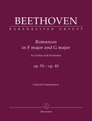Romances in F major and G major for Violin and Orchestra op. 50, 40 [Critical Commentary]