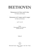 Romances in F major and G major for Violin and Orchestra op. 50, 40 [violin 2 part]