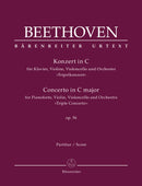 Concerto for Pianoforte, Violin, Violoncello and Orchestra C major op. 56 "Triple Concerto" [score]