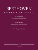 Variations for Pianoforte and Violoncello op. 66, WoO 45, WoO 46