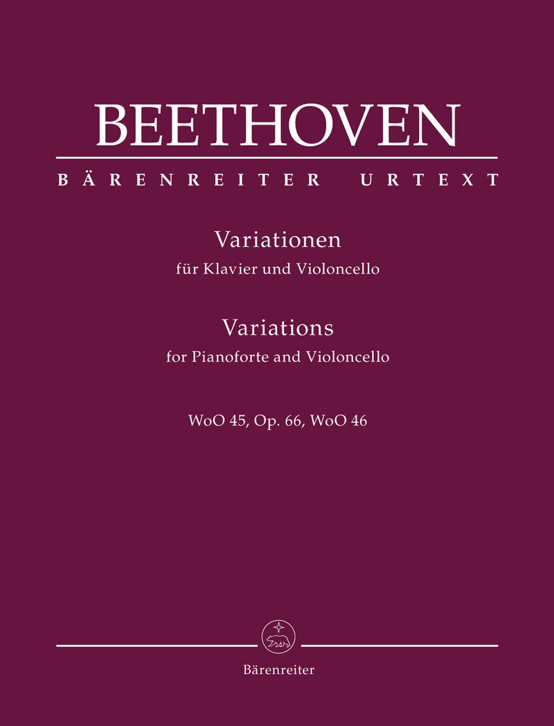 Variations for Pianoforte and Violoncello op. 66, WoO 45, WoO 46