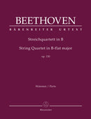 String Quartet in B-flat major op. 130 [Set of parts]