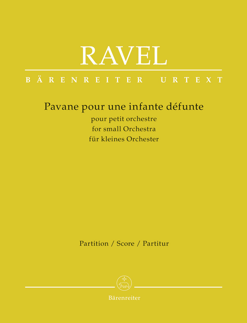 Pavane for a Dead Princess for small Orchestra [score]