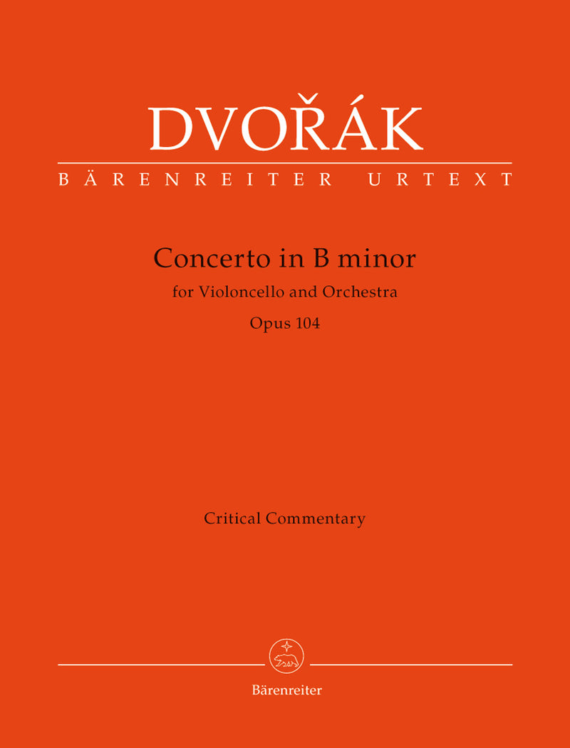 Concerto for Violoncello and Orchestra B minor op. 104 [critical commentary]