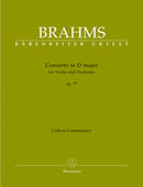 Concerto for Violin and Orchestra D major op. 77 [critical commentary]