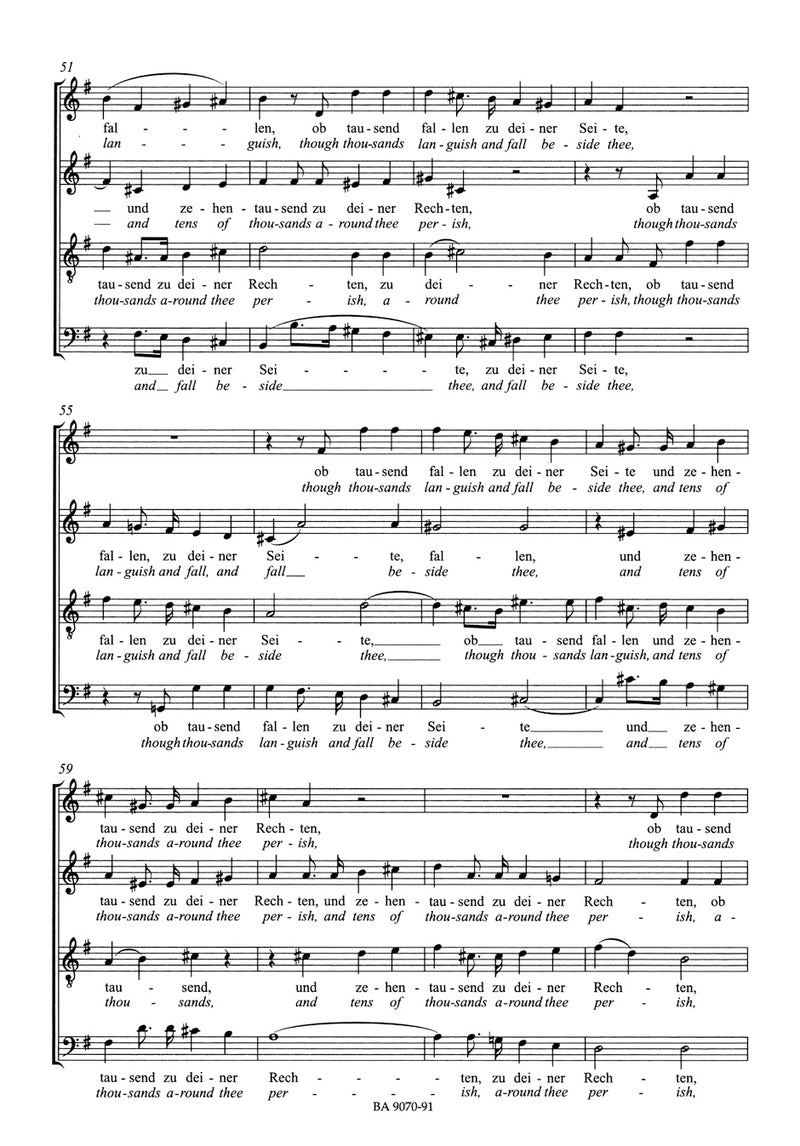 Elijah op. 70 [合唱楽譜]