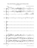 Psalm "Non noto Domine" / "Nicht unserm Namen, Herr" op. 31 MWV A 9 [score]