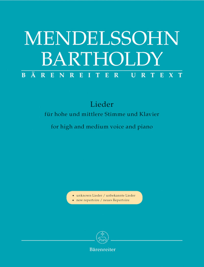 Lieder (high & medium voice and piano)