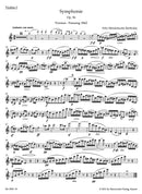 Symphony A minor op. 56 "Scottish" (1842-1843) [violin 1 part]