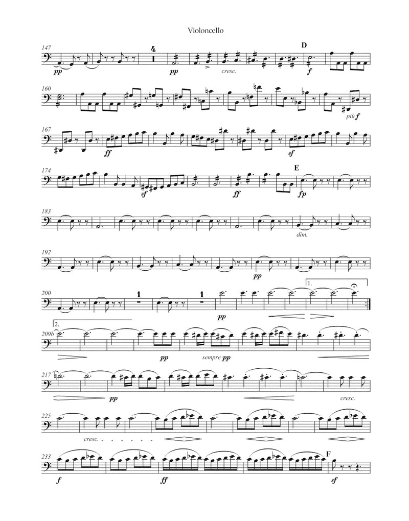 Symphony A minor op. 56 "Scottish" (1842-1843) [cello part]